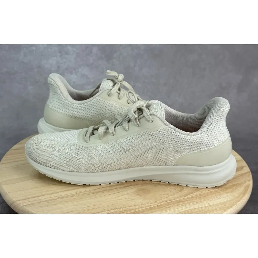 Oliver Cabell “Step 1” Low Top Sneakers Cream Beige Men Size 9